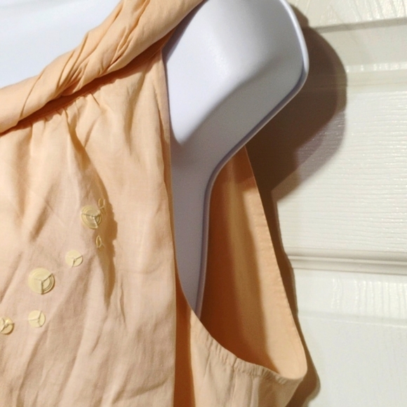 Ann Taylor Loft twisted neckline sequins top - Picture 4 of 13